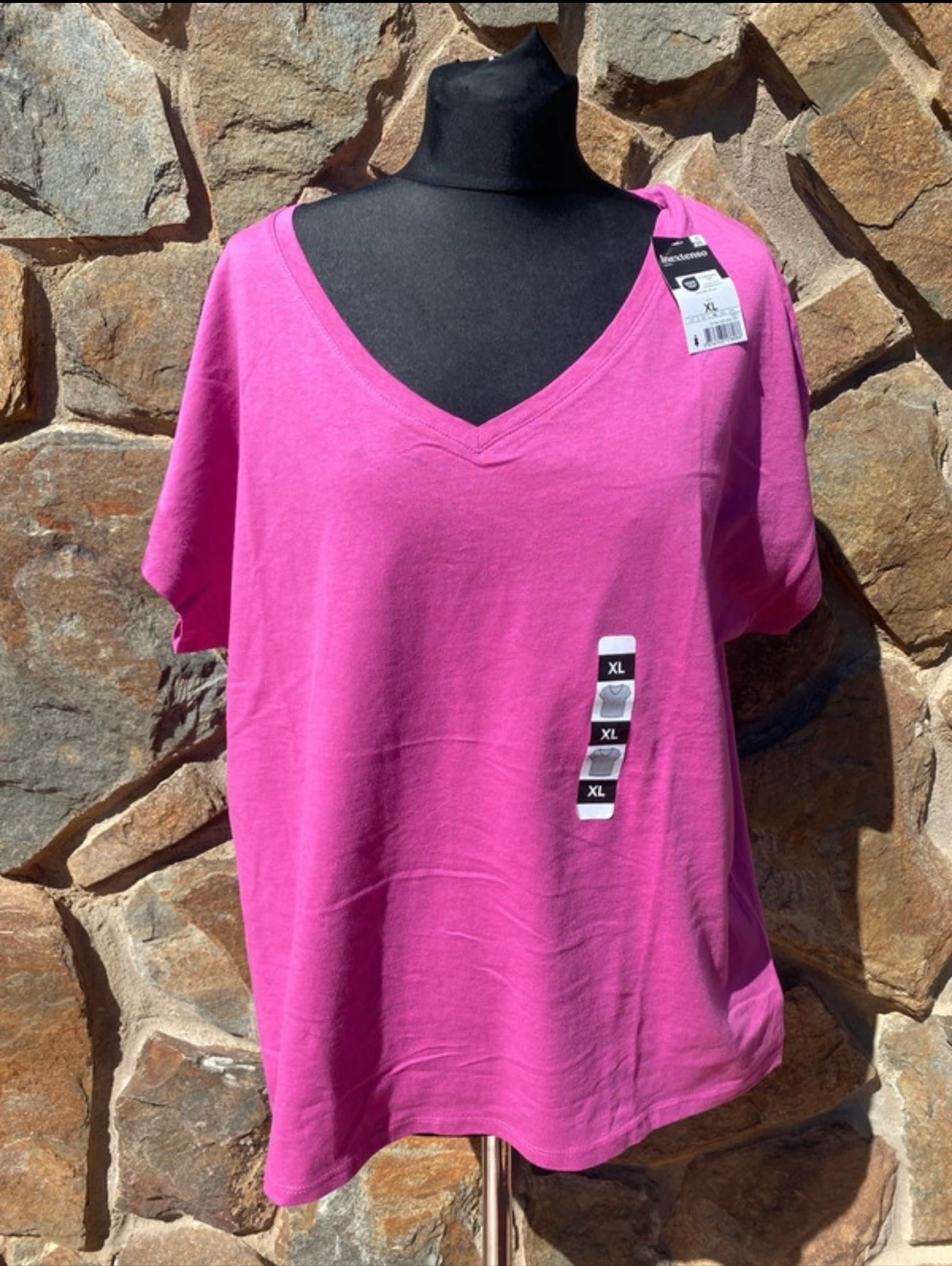 Camiseta fucsia
